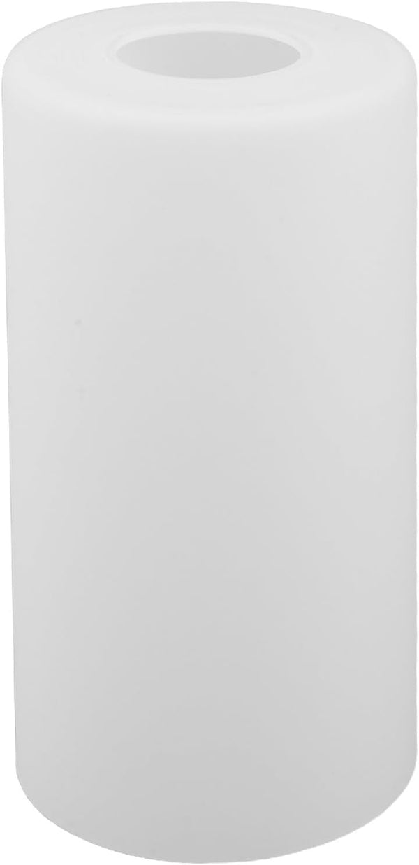 UKCOCO Frosted Glass Lamp Shade: E27 Cylinder Lampshade Replacement 7.86in Height, 3.93in