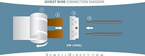 Sewell Ghost Wire Terminal Block, 8 Pack for 14, 16, and 18 AWG