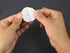 Door Knob Wall Shield, 6PCS White Round Soft Rubber Wall Protector Self Adhesive Bumper (1.57 Inch)
