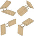 AUTOTOOLHOME Dowel and Tenon Center Transfer Plugs Point, 1/4", 5/16", 3/8" and 1/2", Set of 8