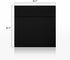 LUXPaper 5 1/2" x 5 1/2" Square Invitation Envelopes | Peel & Press | Midnight Black | 80lb. Text | 50 Qty
