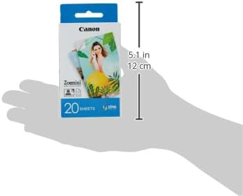 Canon IVY ZINK 2" x 3" Photo Sticker Paper 20 Sheets Pack