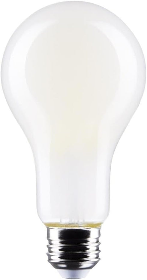 Satco S12446 LED High-Lumen A21 Filament Bulb, 125W Replacement, White, 17 Watts by Satco