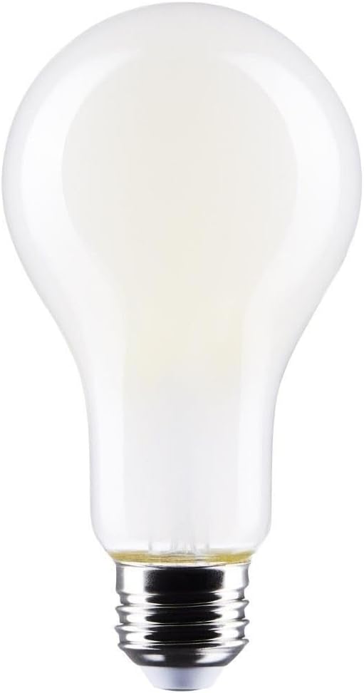 Satco S12446 LED High-Lumen A21 Filament Bulb, 125W Replacement, White, 17 Watts by Satco