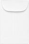 LUXPaper #3 Coin Envelopes | 2 1/2" x 4 1/4" | Bright White | 24lb. Text | 250 Qty