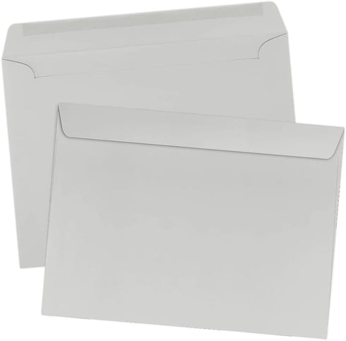 LUXPaper 9 x 12 Gray Kraft Booklet Envelopes | 28lb. Text | 50 Qty