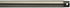 Kichler 360000AP Accessory Fan Down Rod 12-Inch, Antique Pewter Finish