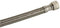 Danco 59827 3/8 in. Soft Comp. x 1/2 in. Soft Cone FIP. x 12 in. Length Faucet Connector, Stainless Steel by Danco