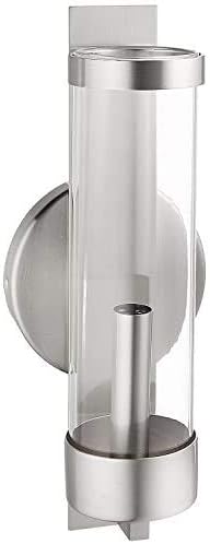 10141-91 Livex Lighting Brushed Nickel Wall Sconce with Clear Glass