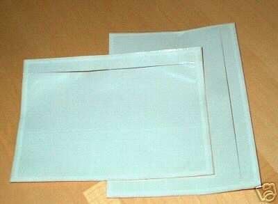 Clear Adhesive Top Loading Packing List / Label Envelopes Pouches - 7.5" x 5.5" (1000-ct.)