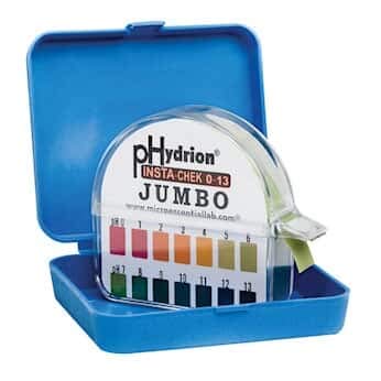 Phydrion 6.0 to 8.0 pH Jumbo pH Papers, Range 6.0 to 8.0, 50