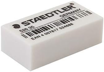 STAEDTLER Pencil Eraser 526 35F, Pack of 50 Pcs, High-Quality Erasers for School and Office Use