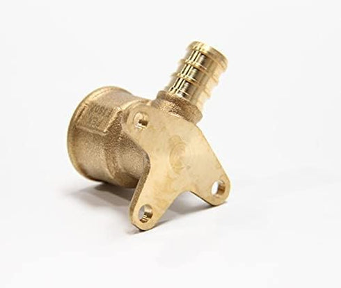 (Pack of 4) EFIELD Pex Fitting, 1/2 Inch x 1/2 Inch Female NPT Drop-Ear Elbow Brass