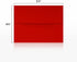 LUXPaper A2 Invitation Envelopes, 4 3/8" x 5 3/4", Holiday Red, 60lb Text, 50 Qty