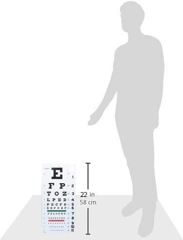 EMI OCC-WSK 3 Piece Set - Occluder Plus Snellen and Kindergarten/Children Eye Vision Exam Test Charts