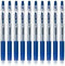 Pilot Juice Gel Ink Ballpoint Pen, 0.38mm Blue Black Ink, Value Set of 10