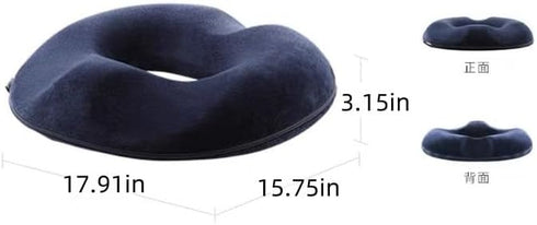 Xiamenzcx Tailbone (1) Orthopedic Seat Cushion for Office Chair - Coccyx & Pain Relief, Memory Foam Cushion for Long