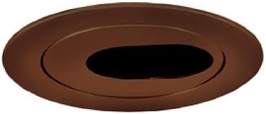 Generic Aperture Low Voltage Trim with Adjustable Oval Slot Aperture. 3 in. Antique