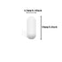 4 Pcs 10mm(0.4inch) PTFE Magnetic Stirrer Mixer Stir Bar,White Color,Laboratory Bar,Stir Plate Bar,Stir Plate Magnet,Stir Rod Magnetic