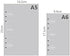 Index Tabs for A5/A6 6-Holes Cover Round Ring View Binder File Folder Loose Leaf Sheet Protectors (Laser Cover,