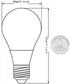 12V Low Voltage LED Light Bulbs - Daylight 7W E26 Standard Base, 60W Equivalent, Pack of 6