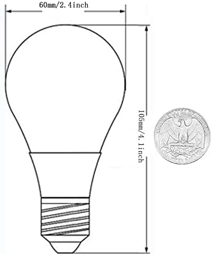 12V Low Voltage LED Light Bulbs Warm White 10W (Only for 12-36V), Pack of 2