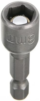 Hex Magnetic Power 8mm 5/16 Socket Adapter Drill Bit Nut Driver Set, 10-Piece for Power Tools