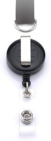 Unique Fashion Neck Lanyard, Retractable Badge Holder with Safety Clasp for ID Badge for Men and Women