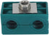 28MM Twin Series Clamp, Polypropylene with Galv Plated Steel Hardware