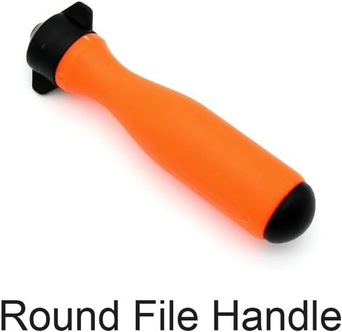 2 Pack Round File Handle with Ajustable Tightening Nut Plastic Nylon Handles Diameter 4mm-5mm 0.2 inch Hole Saw Chain Reusable Quickly Installed Repair Replacement Tool by TorSor