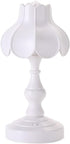 UKCOCO Lotus Table Lamp with USB Charging Port - Small Desk Lamp