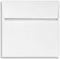 LUXPaper Square Invitation Envelopes | Peel & Press | 6 1/2" x 6 1/2" | White Linen | 80lb. Text | 50 Qty by Envelopes.com