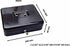 SentrySafe Black Money Saving Box with Cash Tray, Key Lock, Portable Safe, 0.21 Cubic Feet