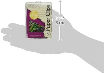Charles Leonard Paper Clips in Reusable Box, Vinyl Coated, #1, 33mm, 150/Box (79033) by Charles Leonard