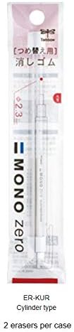 Tombow Mono Zero Round Sharp Eraser, Black (EH-KUR11)