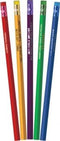 GRAPHITE Hexagon Misprint Pencils - 2 HB Lead, Multicolored Wood Designs, Unsharpened with Eraser - Ideal for Home, School and Office - Box of 144 Pcs by GRAPHITE
