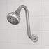 ZM 10-Inch "S" Shaped Shower Arm for Shower Head Extension with Flange