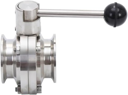 RXDNOZNNK 3/4" 1" 1-1/4" 2 304 Beer(45mm 64) Tri Clamp Valve Stainless Steel For Dairy Product Homebrewed Ferrule