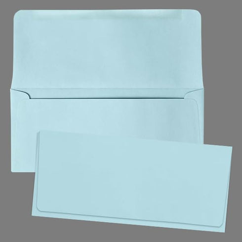 LUXPaper #9 Remittance Envelopes, 3 7/8" x 8 7/8", Pastel Blue, 24lb Text, 50 Qty