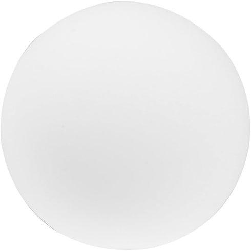 WOONEKY Frosted Glass Globe Lamp Shade 80mm round Opal White Bulb Shade