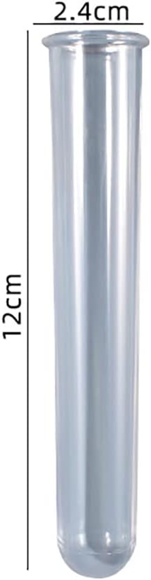 9Pcs Clear Test Tubes for Plant Propagation Station, Hydroponic/Flowers for Home Office Decoration