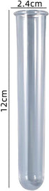 9Pcs Clear Test Tubes for Plant Propagation Station, Hydroponic/Flowers for Home Office Decoration