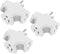 3 Plug Outlet Adapter (T-shaped), Heavy Duty Outlet Extender, Grounded Wall Adapter, Turn 1 to 3 Outlet, White