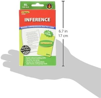 5.0-6.5 (EP-3400) Edupress Reading Comprehension Cards, Inference, Lvl: