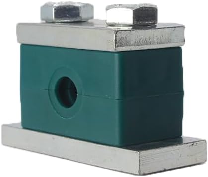1 1/2'' Heavy Series Pipe Clamp, Polypropylene with 316 Stainless Steel Hardware for Weld Mounting