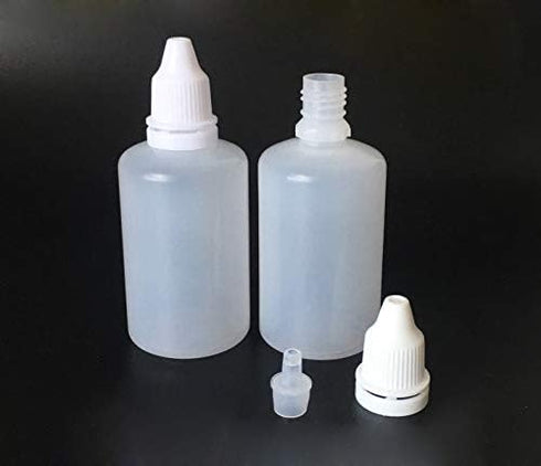 10Pcs 100ml Empty Refillable Portable Plastic Squeezable Dropper Bottles for Cosmetic Makeup Packaging