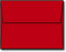 Red A2 Envelopes - 50 Envelopes - 5 3/4 x 4 3/8 - Great for Christmas, Valentines, and Patriotic Holidays by Desktop Publishing Supplies
