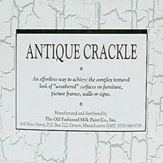 Milk Paint Pint - Crackle Finish for Authentic Vintage Look