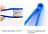 Generic design5Pcs Professional Spectacle Glass Cleaner Mini Sun Glasses Brush Eyeglass Microfiber Brush Portable