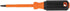 Klein Tools 6834INS Insulated Screwdriver, 1000V #2 Phillips Tip with 4-Inch Shank, Cushion-Grip Handle